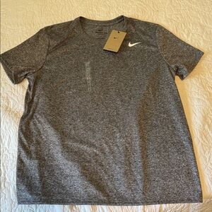 Nike Heather Gray Sports Tee, NWT.
